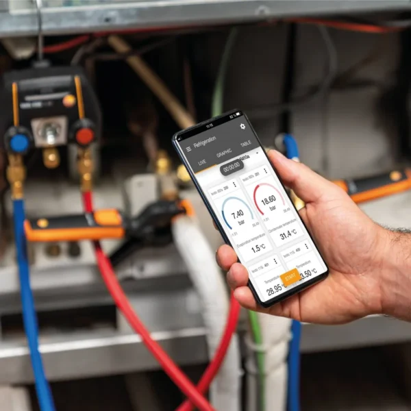 testo 550i – set manifold digital con sondas inalámbricas