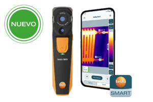 testo 860i – cámara termográfica para smartphones y tablets, con conectividad a la app testo smart