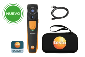 testo 860i – set cámara termográfica para smartphones, con estuche