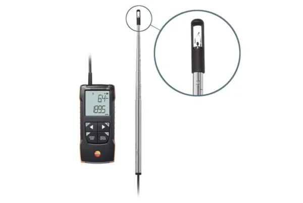 testo 425 anemómetro digital de hilo caliente con conexión a la app