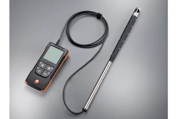 testo 416 anemómetro de molinete digital de 16 mm con conexión a la app