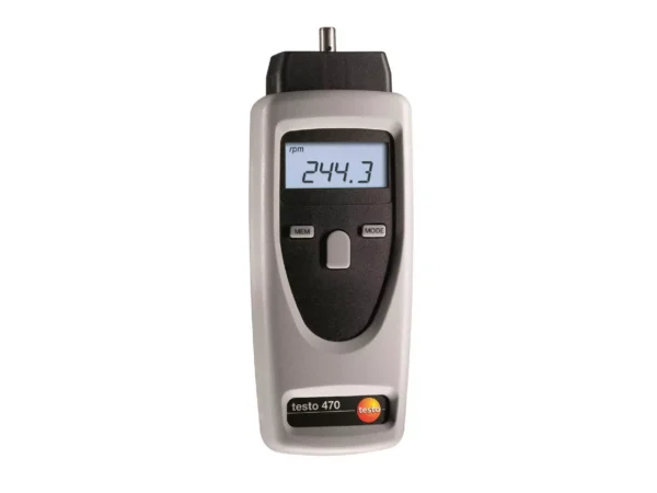 testo 470 – tacómetro mécanico y óptico